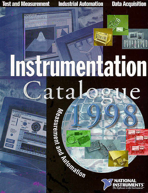 1998 National Instruments Catalog. (129920 bytes)