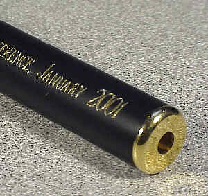Award presented to Charles H. Townes on January 22, 2001 - Laser Pointer, Output End